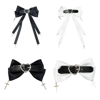 Love Buckle Belt Hair Clip Punk Hair Grip Cool Ponytail Holder Hair Styling Tool