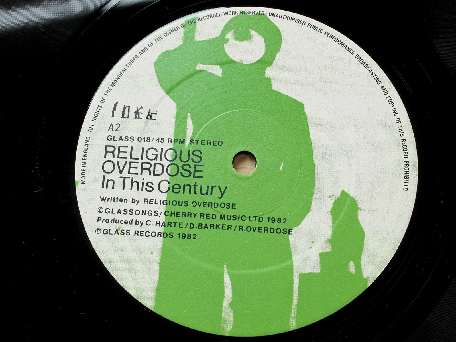 Religious Overdose/The Girl With The Disappearing Head/1982 Glass