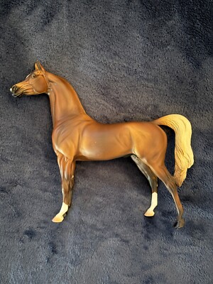 GORGEOUS peter stone arabian horse - RETIRED - Flaxen chestnut 