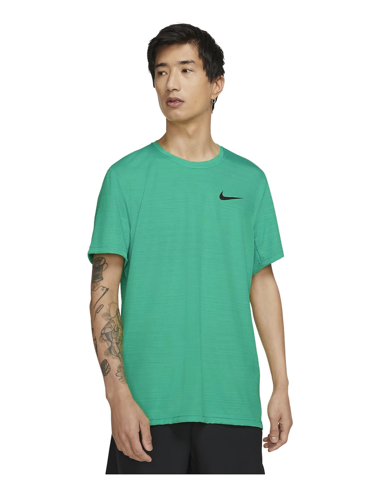 Мужская футболка NIKE Superset Breathe Green с легким графическим логотипом классического кроя S 2890₽