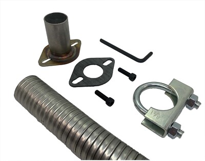GenExhaust for Predator 5000 Generator 1'' Galvanized Steel Flex ExhaustExtension