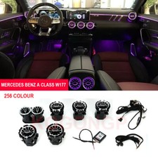 Mercedes Benz A Class W177 256 Colour Phone APP Ambient Front And Rear Air Vents