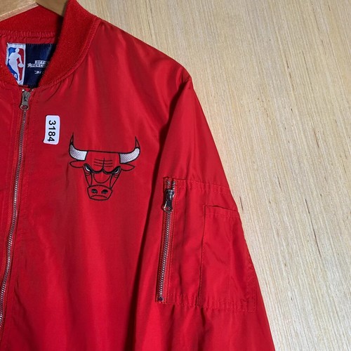 Vintage Chicago Bulls Jacket Adult Extra Large Red Long Sleeve Men's Jh Design - Picture 12 of 15