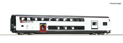 Roco H0 74714 Double Decker Car 1. Class With Luggage Compartment The SBB / Dc