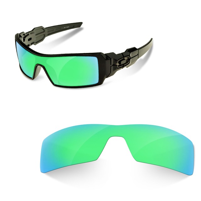 Polarized Replacement Lenses for oakley oil rig sapphire green color eBay