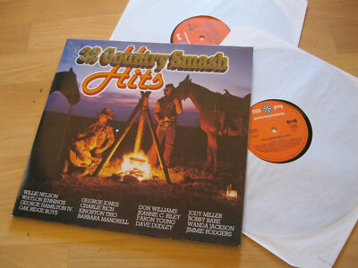 2 LP Various 32 Country Smash Hits Dave Dudley Vinyl SR 29.497.5 Blindenschrift