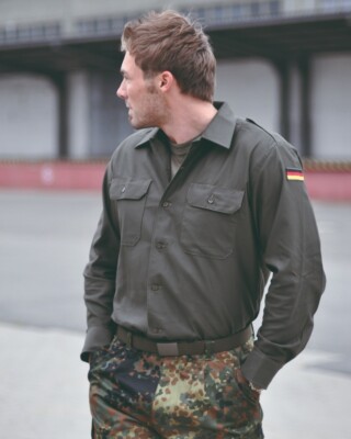 BW Feldhemd oliv grün Bundeswehrhemd Uniformhemd NEUWARE