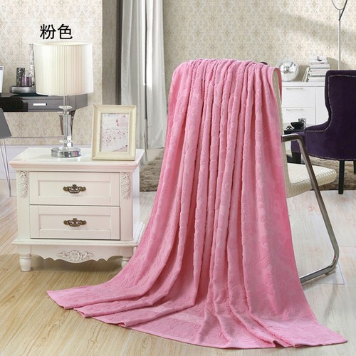 Pure Cotton Blanket Flower Relief Soft Blanket Towel Blankets Summer Spring Blkt - Picture 5 of 22