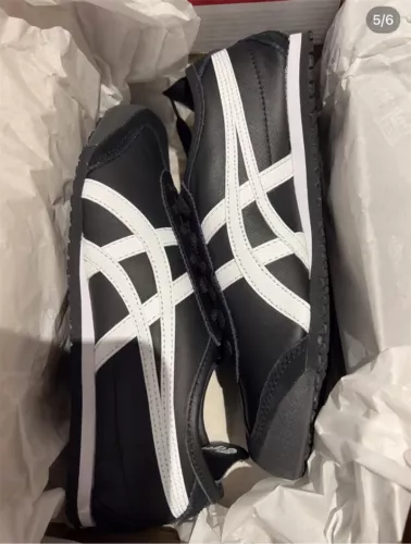 Onitsuka Tiger MEXICO 66 NERO BIANCO 1183C102 001 nuovo con scatola - Foto 5 di 28