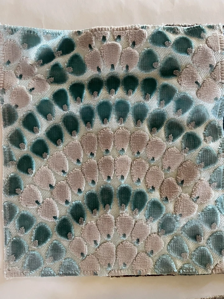 Velvet Brown Fabrics Samples Scraps Crafts Sewing Dolls Clothes 11" x 9.75" - Image 3 of 4