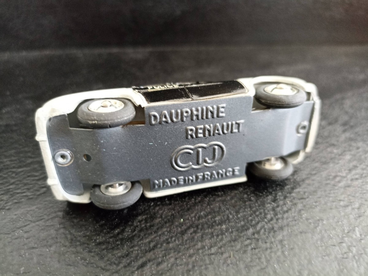 Renault Dauphine Police Parisienne CIJ - 1/43, époque Dinky Toys, Parfait état