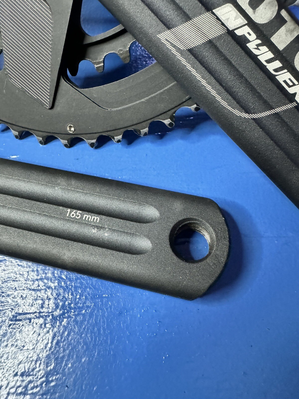 Rotor InPower 165 Power Meter Crankset w 52/36t DM Chainring; 30mm Axle