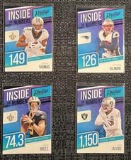 2020 Prestige INSIDE THE NUMBERS BLUE FOIL You Pick Card Complete Your Set PYC