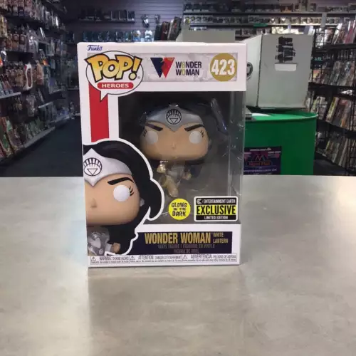 POP DC Heroes: White Lantern - Wonder Woman (GITD) [Entertainment Earth Excl.]