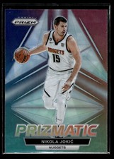 2022 Panini Prizm #25 Nikola Jokic Prizmatic Silver  Denver Nuggets