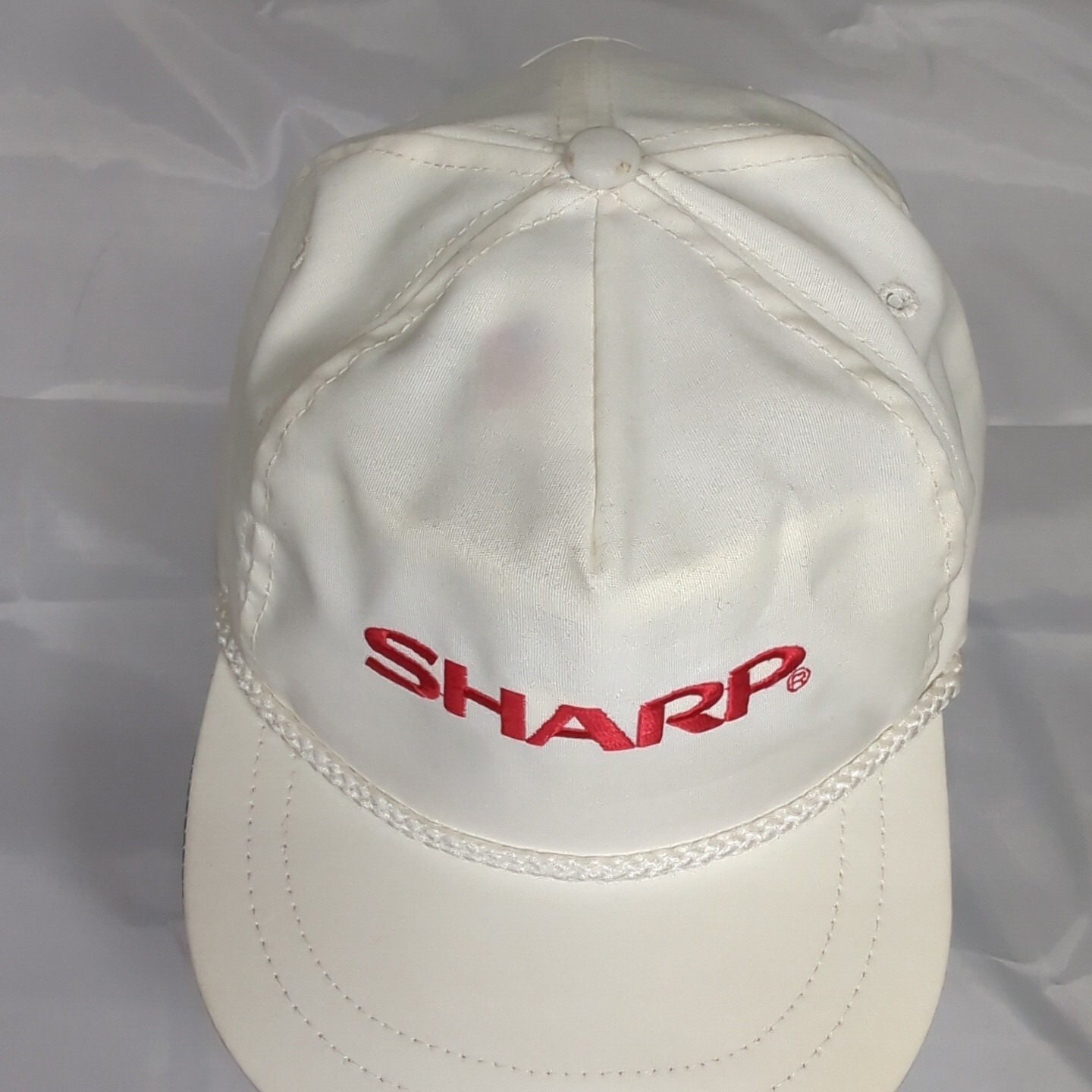 Vintage Sharp Electronics Hat Rope Adjustable Lea… - image 8
