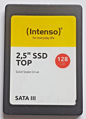 128 GB SATA III Intenso TOP SSD 3D-NAND TLC 2.5" interne Festplatte