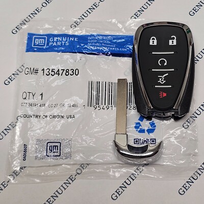 2021-2023 Chevrolet Keyless Remote Entry Key Fob Transmitter 13547830 OEM GM