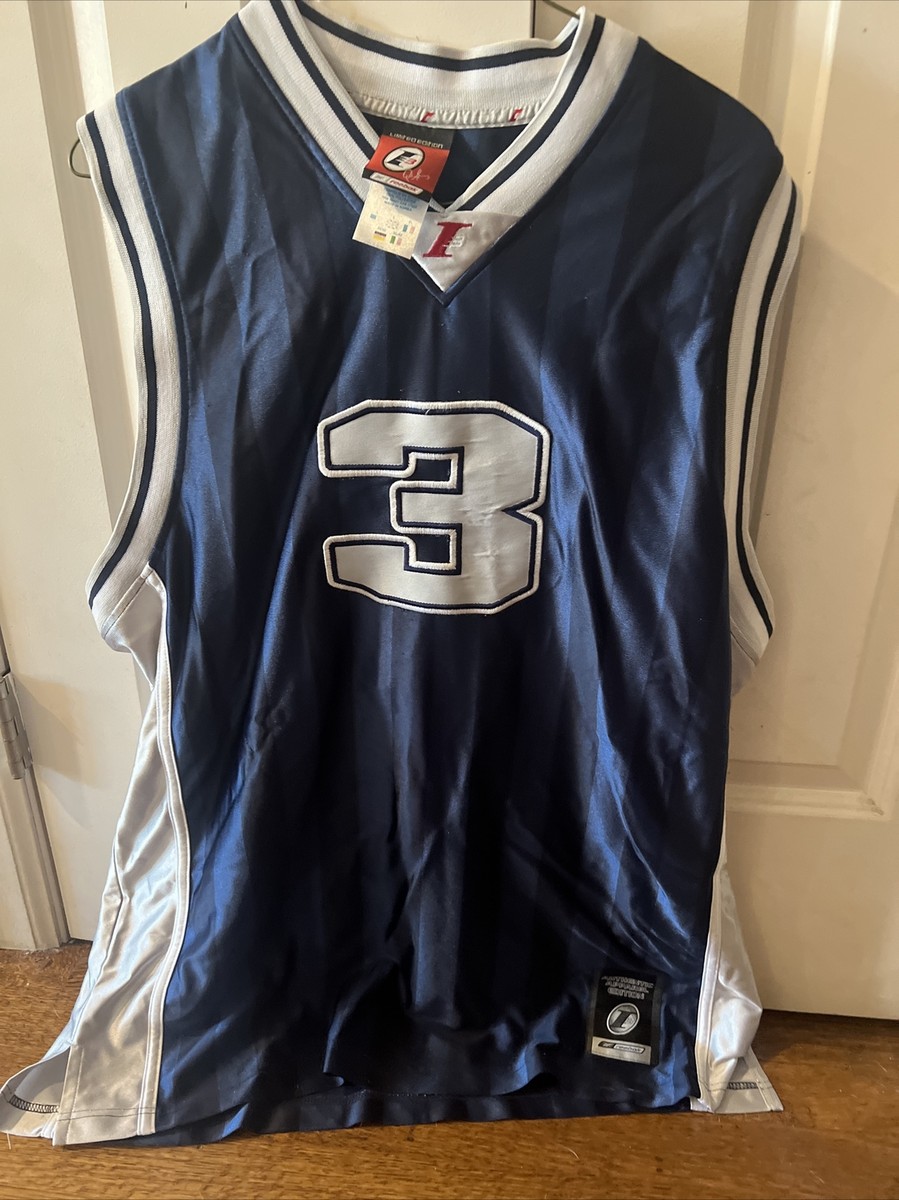 Reebok IVERSON 3 フットボール シャツ US Mサイズ Reebok I3 Allen Iverson #3 Blue Jersey Shirt Mens L Vintage