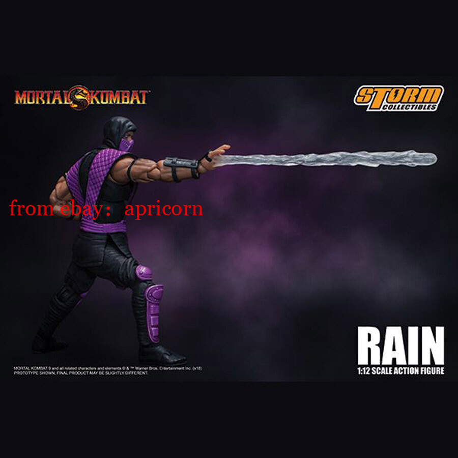 Storm Collectibles モータルコンバット1/12 Rain Storm Toys 1/12 Mortal Kombat Magic Empire Purple Ninja Rain