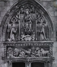 Amboise France RPPC Postcard Mid 1900s Rare Palace Gate St. Hubert's Chapel 