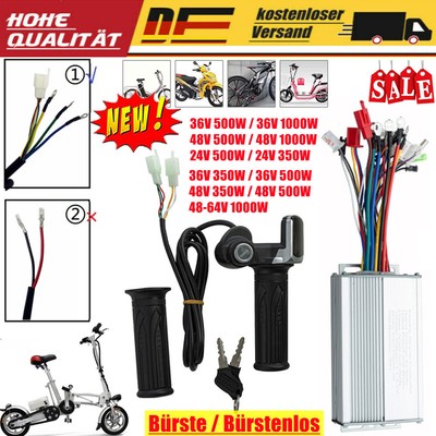 24V-48V 350-1000W E-Bike E-Scooter Fahrrad Motor Brush / Brushless Controller DE