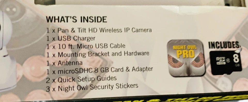 Night Owl Wireless 720p Pan/Tilt HD IP Security Camera, CAM-IPPT-HDW -NEW - Image 4 of 4