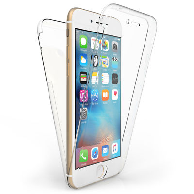2er Pack Vorder- und Rückseite Schutz Gel Skin Case Cover für iPhone 6Plus/6S PLUS