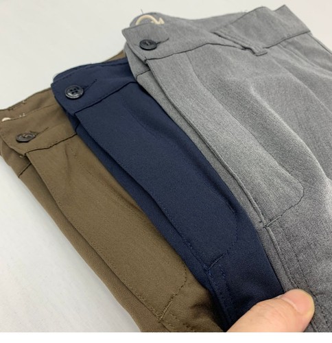Hose Herren lose gerade lässig Anti-Falten breitbeinig Anzug Hose Geschäft - Bild 17 von 23