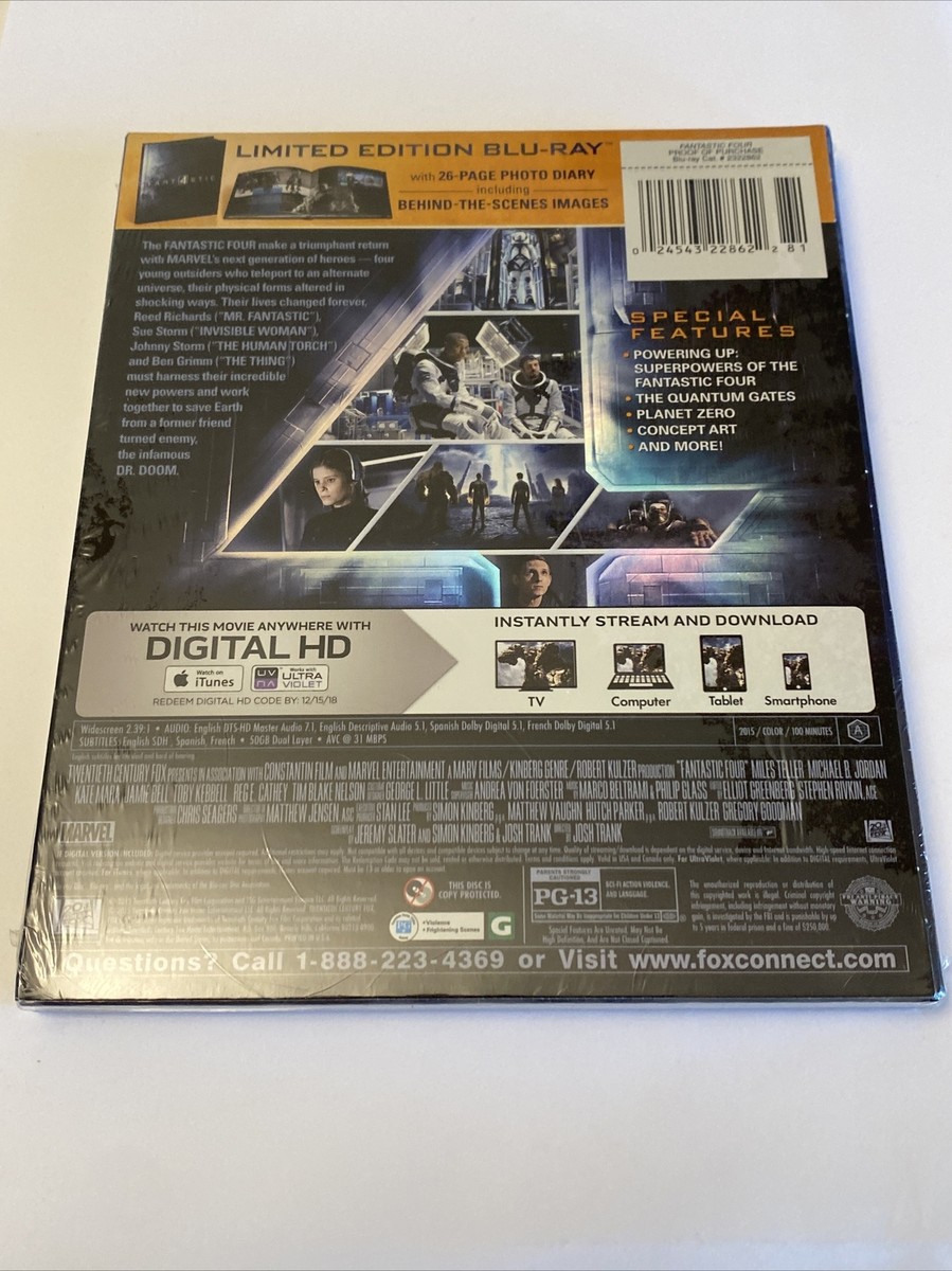 ファンタスティックDVD 4本セット　2,3,4,5 Fant4stic (Marvel's Fantastic 4) Target Limited Edition Digibook