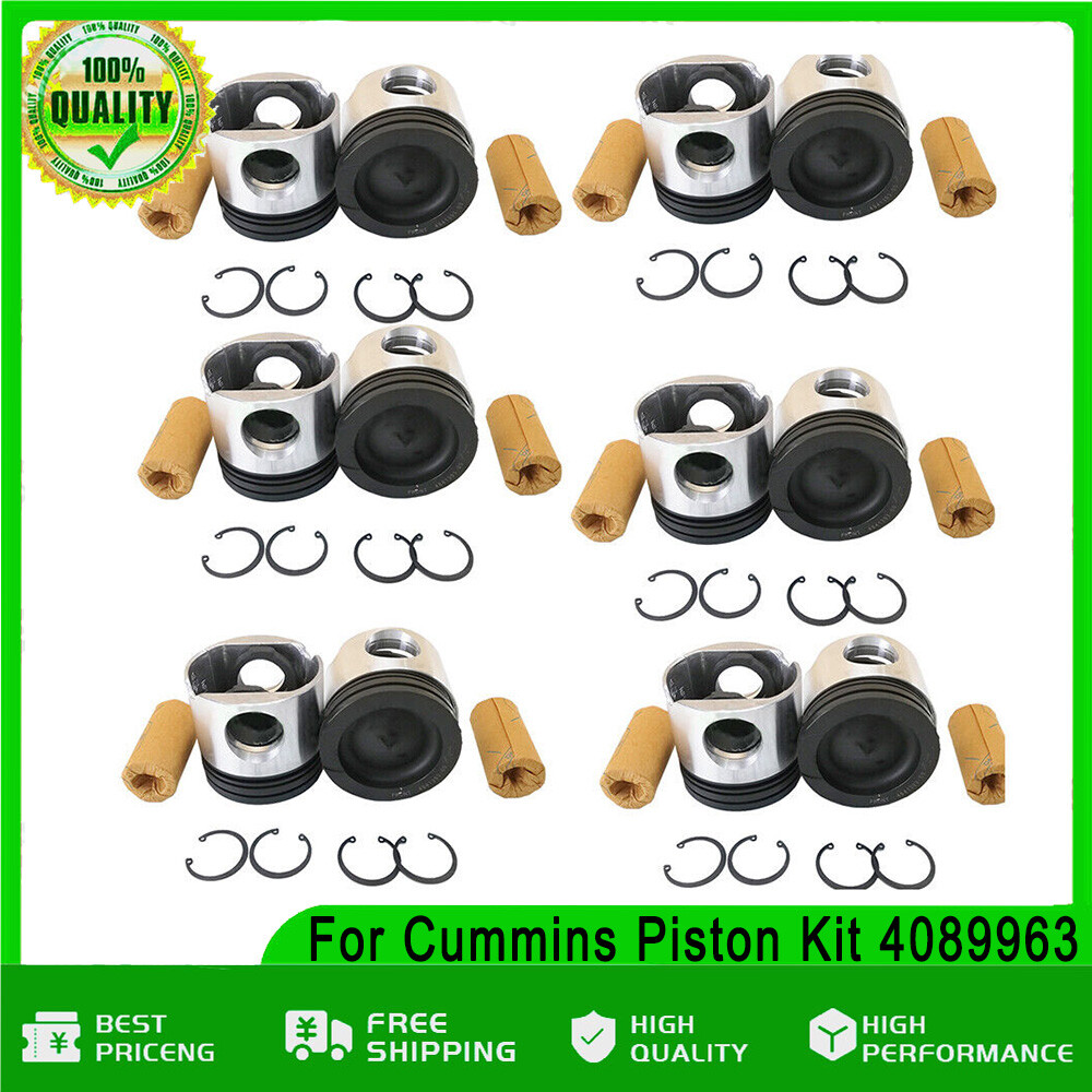 New Piston Kit For Cummins 4089963 (3920692, 3950549, 3966721  