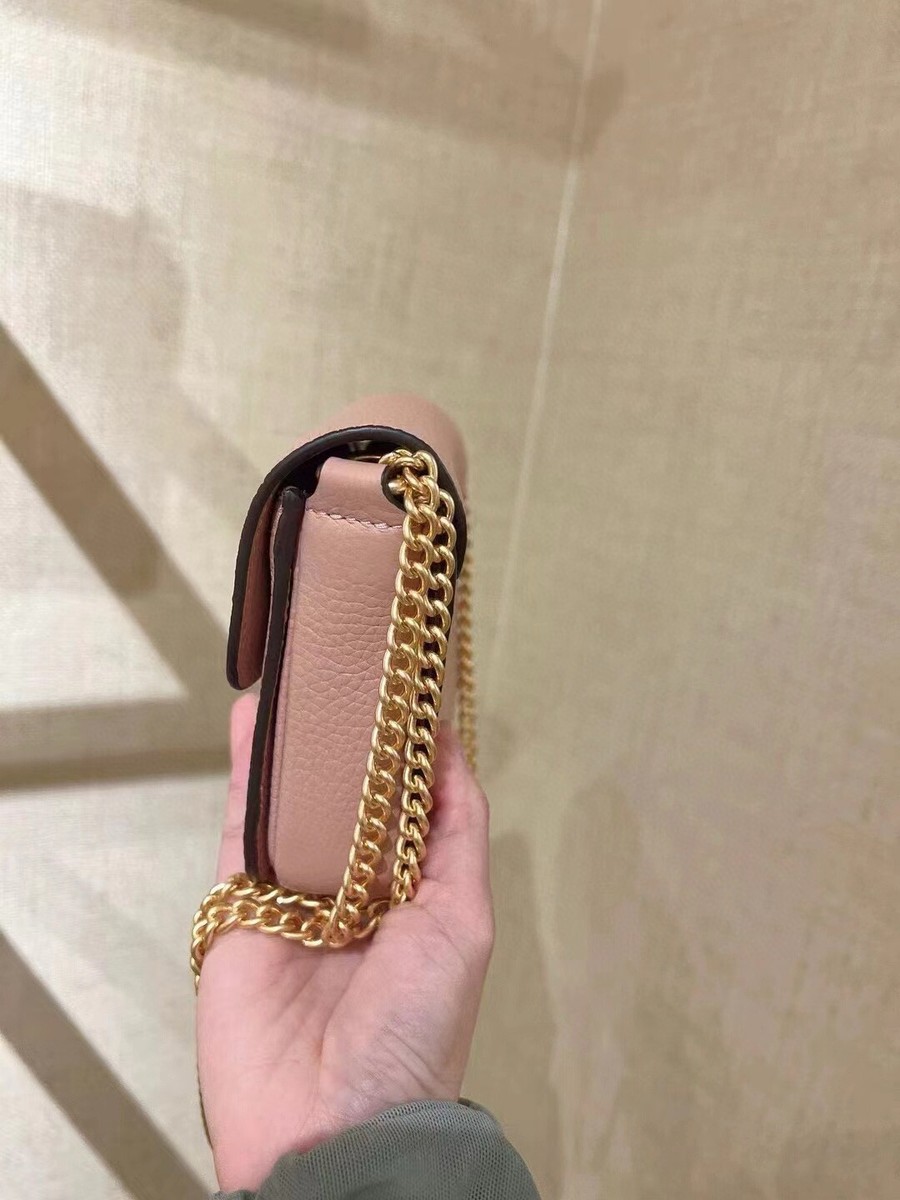 限定販売★TORY BURCH★Olivia Pebbled Leather Bag 141659 NWT Tory Burch 141659 Olivia Pebbled Leather Bag Pink Moon