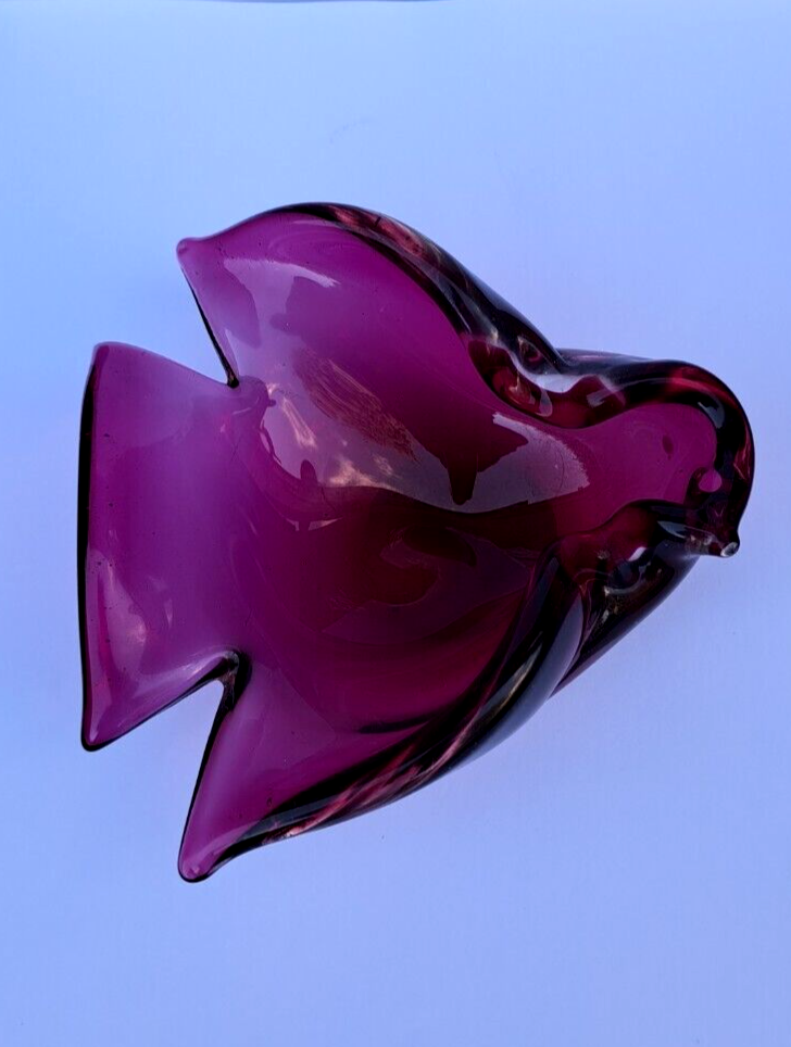 Vintage Murano Glass Bird Lavorazione arte/BonBon/Trinket Dish,70's,13