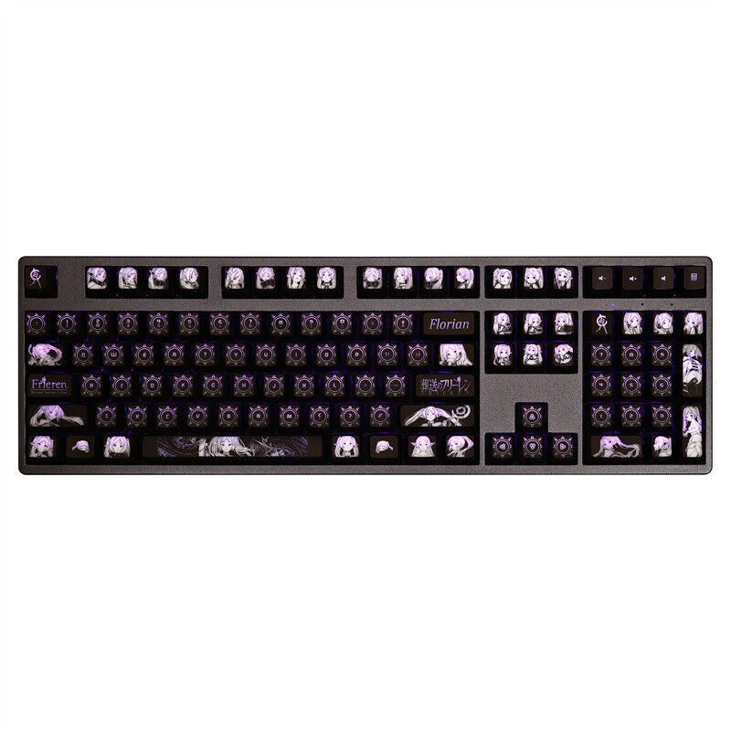104keys Frieren at the Funeral Customized Mechanical keyboard keycaps RGB OEM - Image 2 of 4