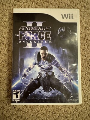 Star Wars the Force Unleashed II 2 (Wii, 2010) Complete with manual