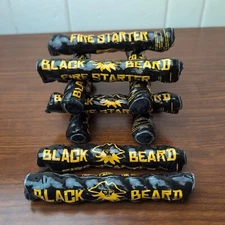 Black Beard Fire Starter LOT OF 10- Survival Tinder Ropes - FREE SHIPPING!