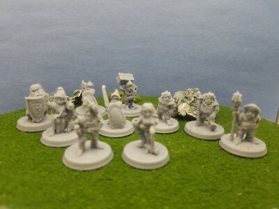 Small folk (Dwarf, Gnome, Hobbit) 10 pack | 28mm miniatures D&D Pathfinder TTRPG