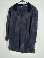 Victoria's Secret Country Vintage Flannel Plaid Nightgown Size Medium