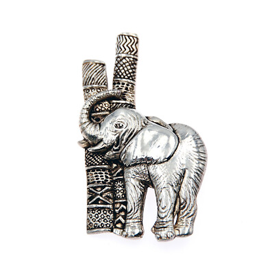 Georges Rech Brosche Vintage 80er Elefant Collection | Elegantes Totem Element