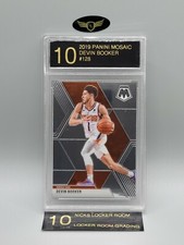 2019 Panini Mosaic Phoenix Suns DEVIN BOOKER #128 graded mint card LRG 10