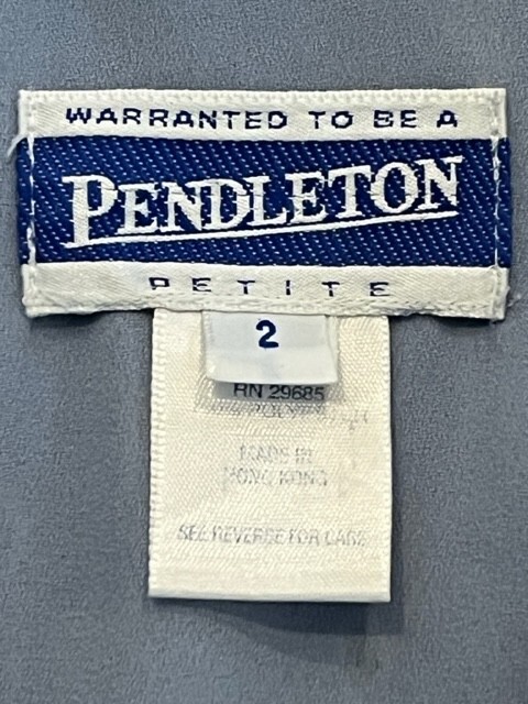 Pendleton Petite Tear Drop Pattern Blouse - image 4