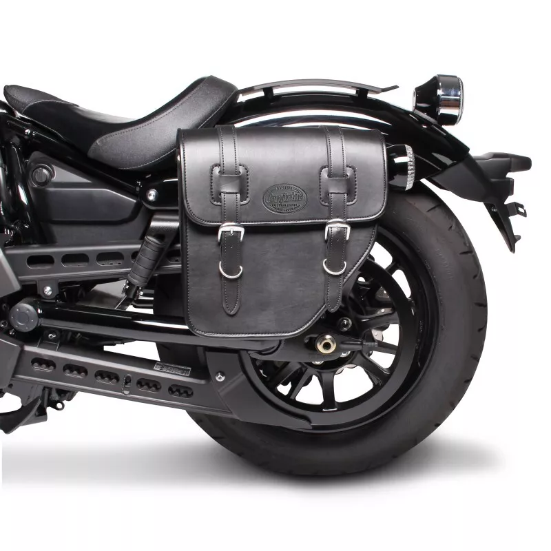 Motorcycle Saddlebag For Custom Retro Vintage Bikes Texas 10l