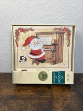 Vintage 15 Santa Christmas Cards Plus Mark American Getting NEW 1992 OPEN BOX