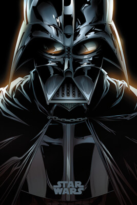 Star Wars - Movie Poster / Print (Darth Vader / Comic) (Size: 24