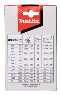 Makita 191H00-0 Sägekette 25cm 1 1mm 3/8