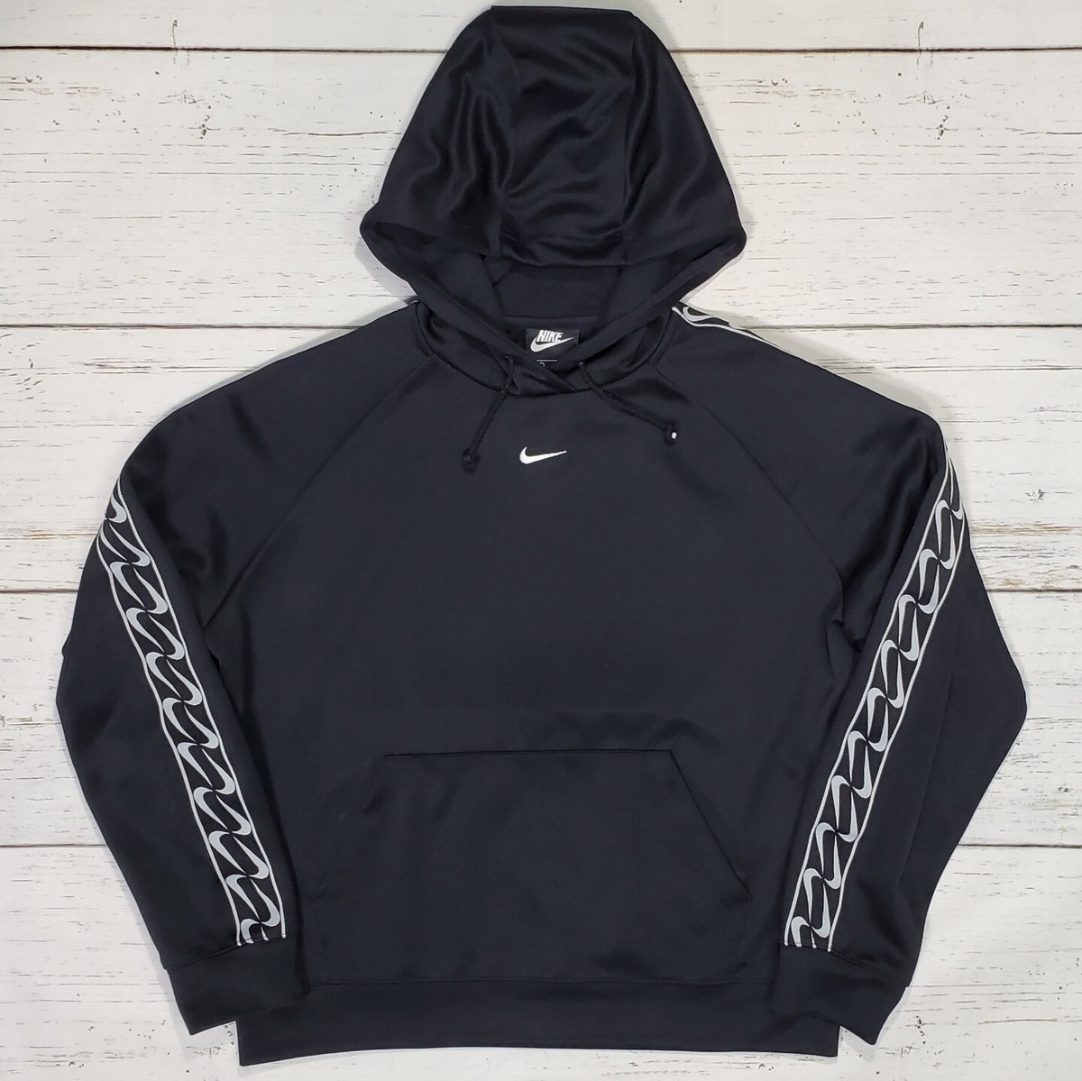【おすすめアイテム】Nike Swoosh Logo Tape Line Hoodie Nike Big Center Swoosh Logo Hooded Sweatshirt Size XL | eBay