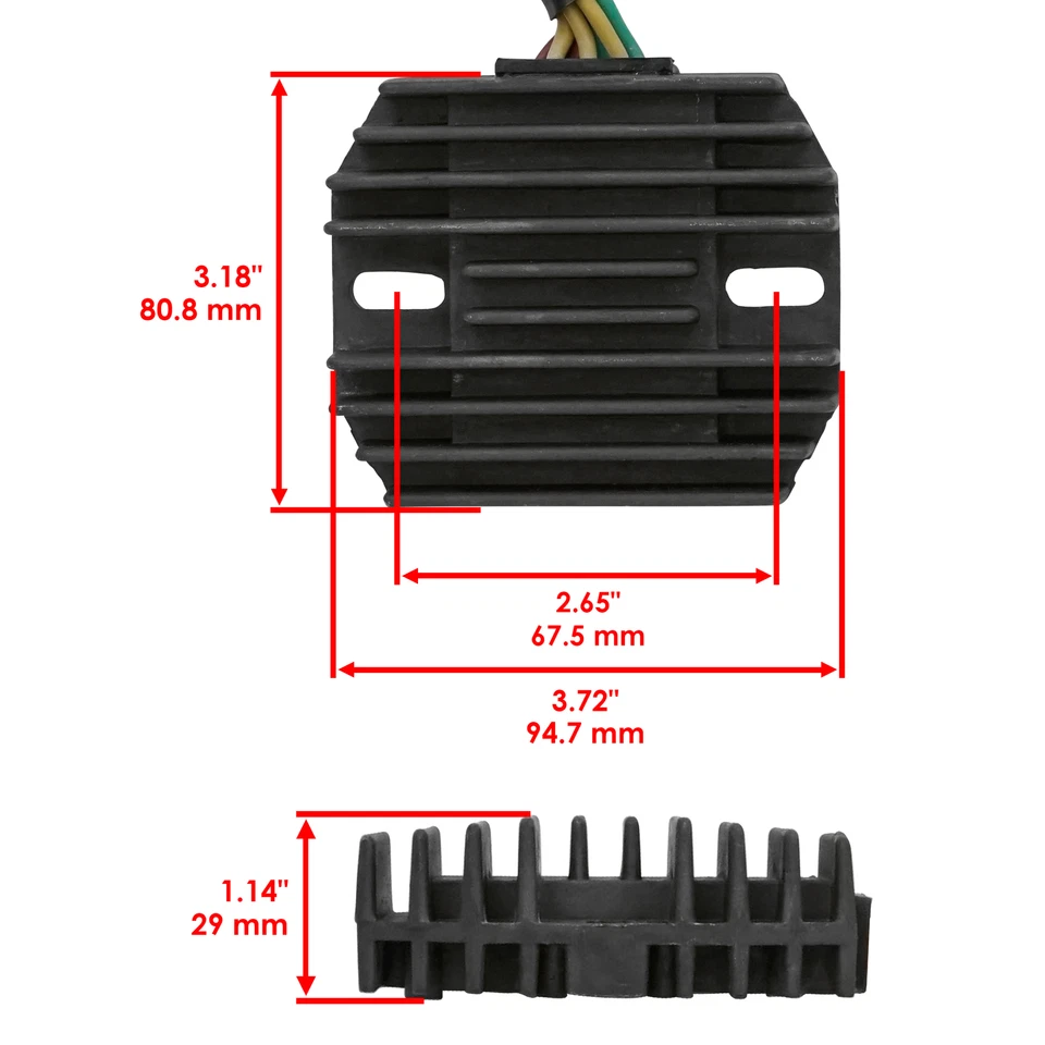 Regulator Rectifier for Honda CBR954 Rr CBR900 Rr 2002 2003 New - Image 2 of 4