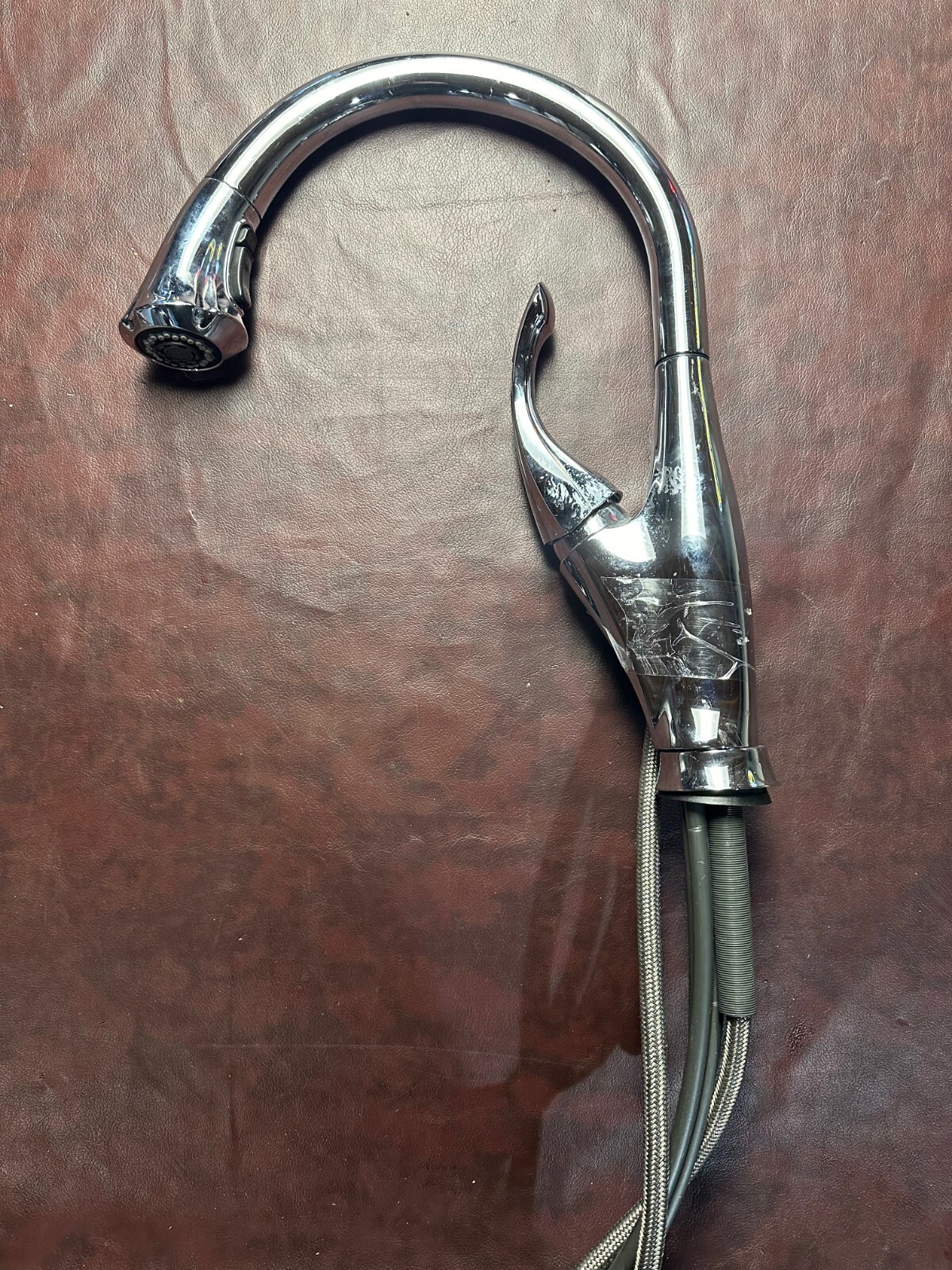 Delta Addison Chrome Single Handle Pull-Down Kitchen Faucet - 9192-DST