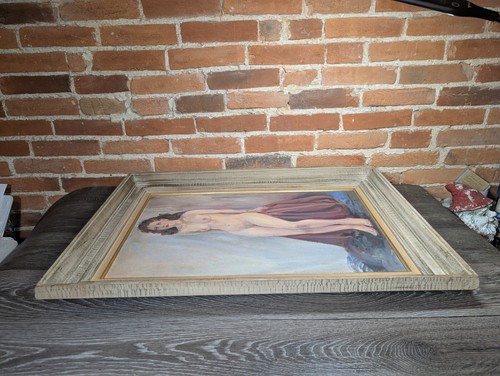 Oil on Board Nude Woman Painting W. Reginald Watkins (1890-1985) - Baltimore MD - Picture 10 of 11