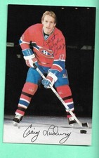 (1) CRAIG LUDWIG VINTAGE POSTCARD CANADIENS SIGNED CARD (K1271)